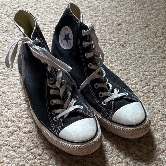 Converse Other - Converse Black and White High-Tops